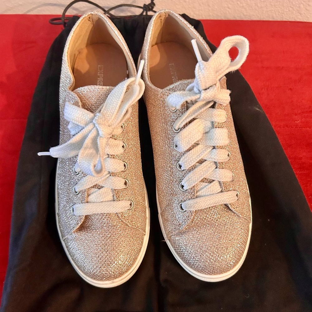 Express Fashion Glitter Sneakers